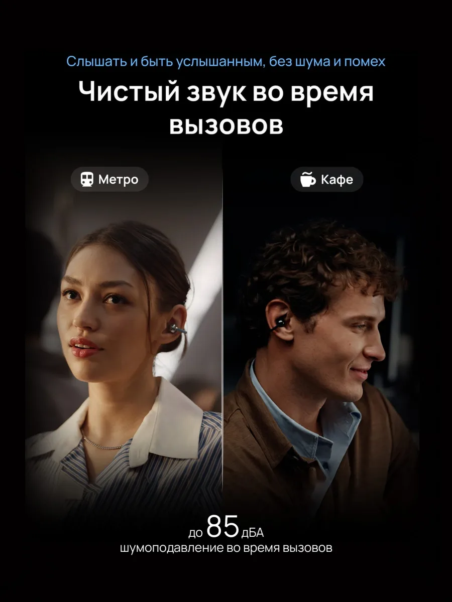 Наушники Huawei FreeClip 2 T0027 Black