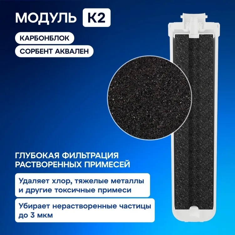 Комплект модулей сменных фильтрующих Аквафор К5-К2-КО-50S-К7М