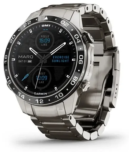 Смарт-часы Garmin MARQ Aviator Gen 2 серебристый (02648-01)