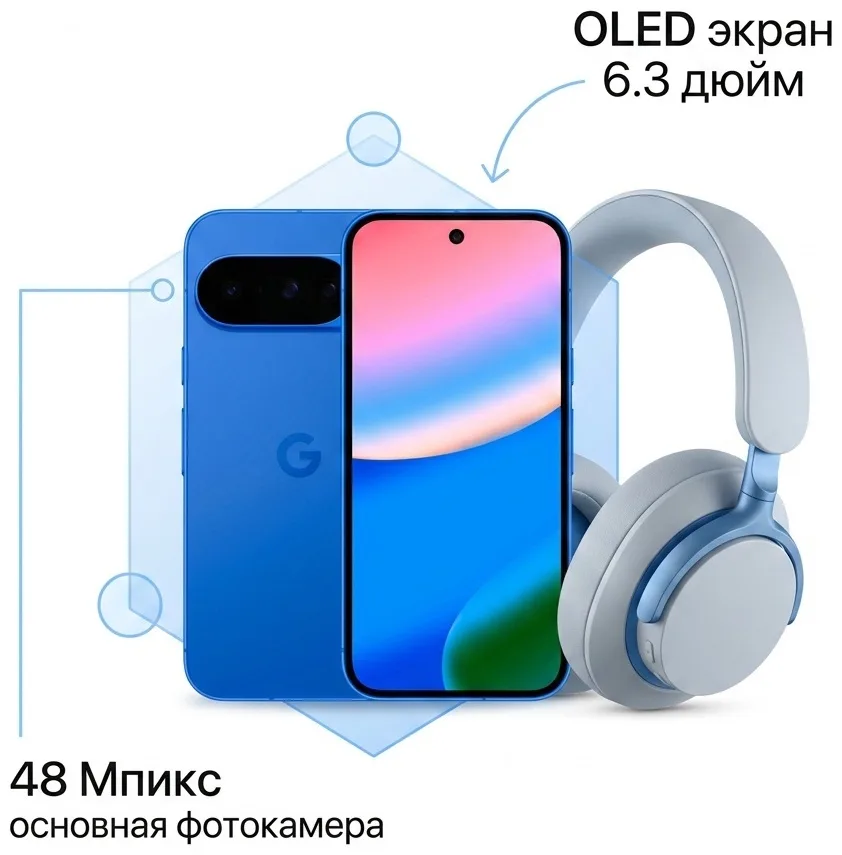 Смартфон Google Pixel 10 12/256GB Синий, Уценка — фото нового товара 7