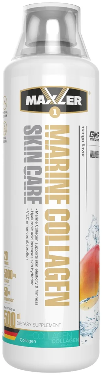 Витамин Maxler Marine Collagen SkinCare Манго раствор 500 мл (1445)