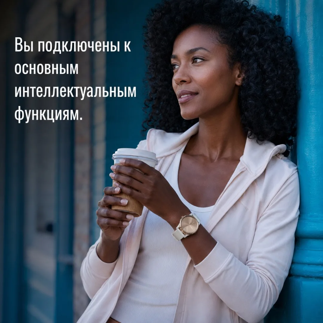 Смарт-часы Garmin Vivomove Trend 40 мм золотистый-бежевый-бежевый (02665-02)