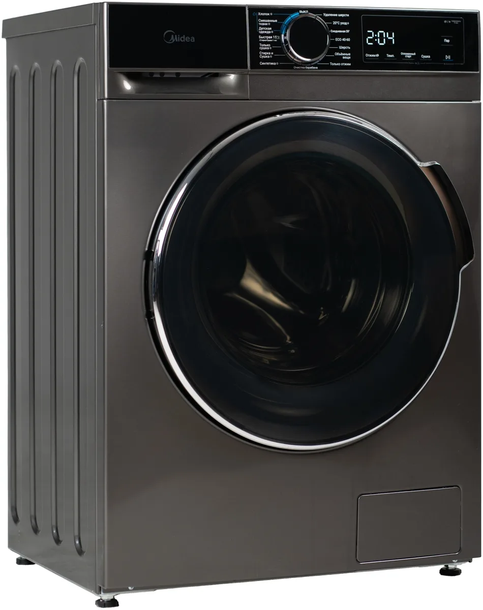 Стиральная машина Midea MFA01D80B/T-KZ серый, черный, Уценка — фото нового товара 6
