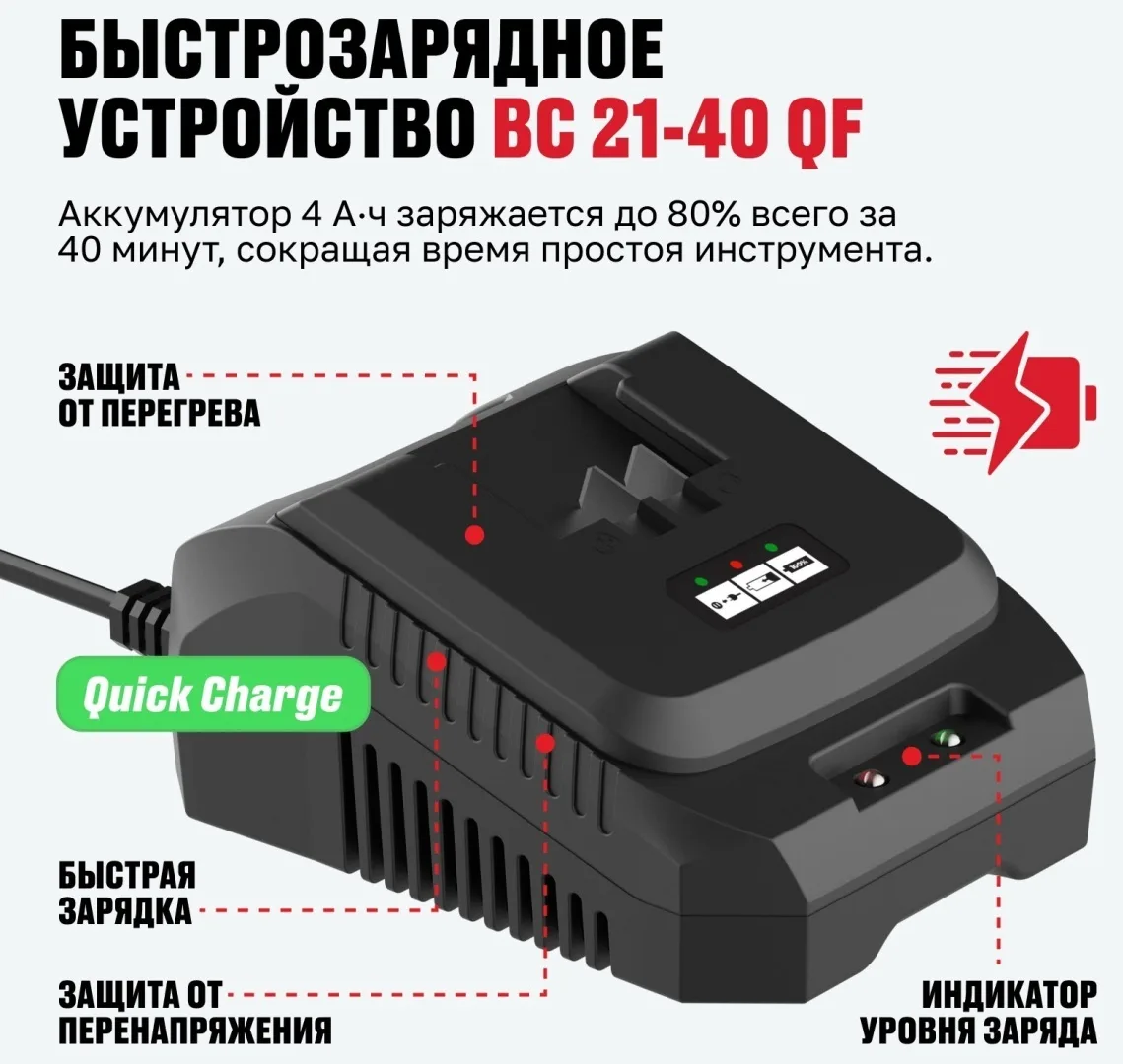 Набор ALTECO Kit BCD21-40 Li / BC 21-40 QF