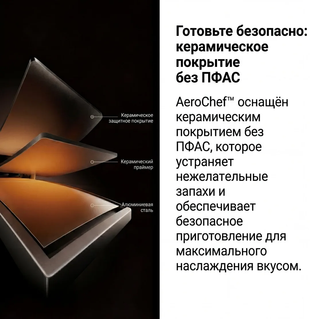 Аэрогриль Trouver FD10 Pro Max 6L Белый