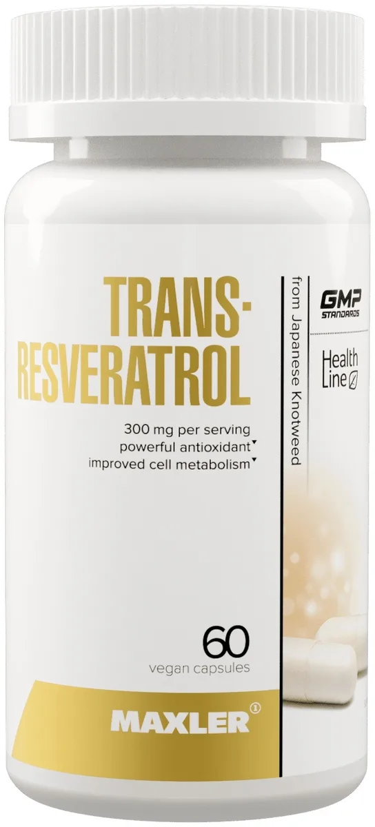 Витамин Maxler Trans-Resveratrol капсулы 60 шт (1880)