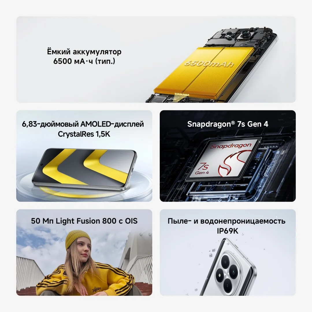 Смартфон Poco M8 Pro 5G 8/256GB Green