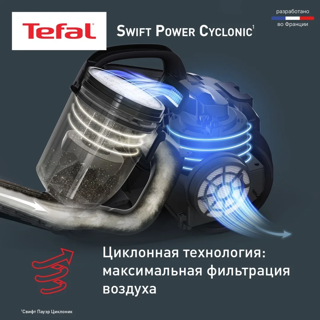 Проводной пылесос Tefal TW2922EA Синий