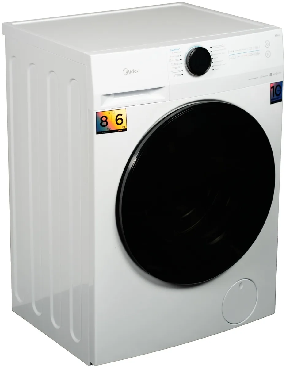 Стиральная машина Midea MF200D80WBS/W-RU белый, Уценка — фото нового товара 9