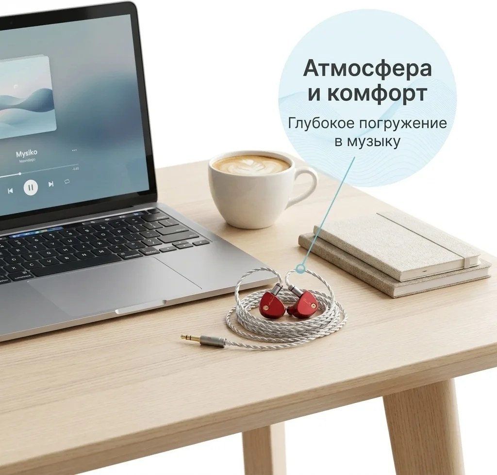 Наушники Moondrop Aria 2 Красный, Уценка — фото нового товара 2