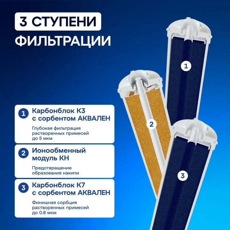 Водоочиститель Аквафор модель Кристалл Н