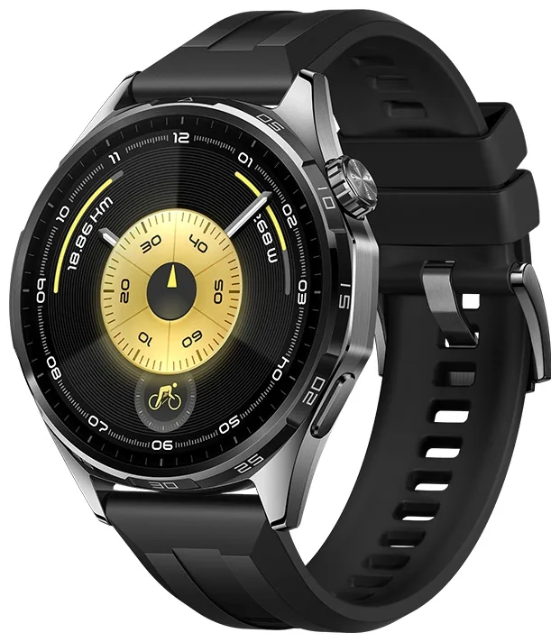 Смарт-часы Huawei Watch GT 6 ATM-B19 46mm Black Fluoroelastomer Strap