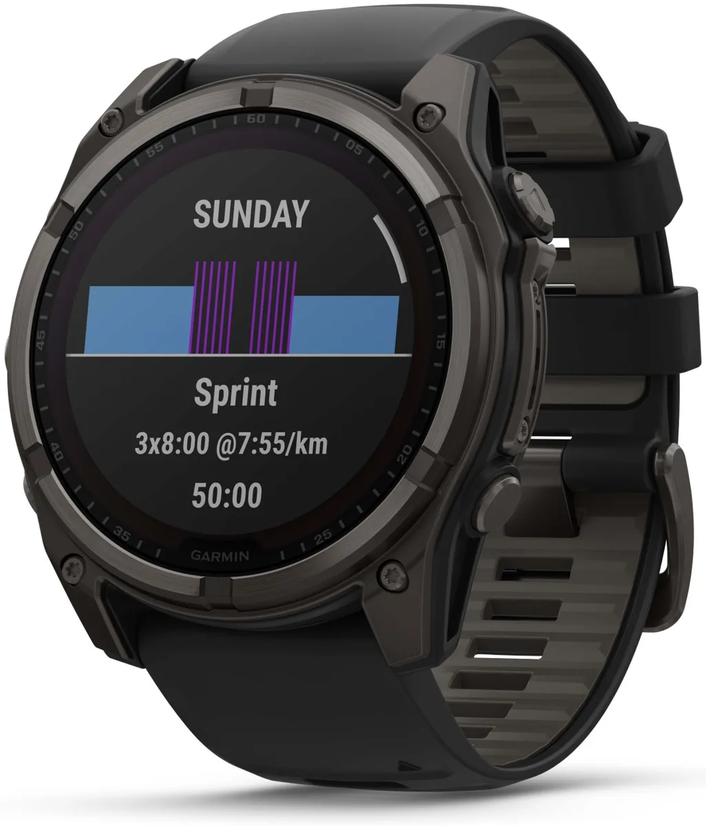 Смарт-часы Garmin Fenix 8 Solar 51 мм черный (02907-11)