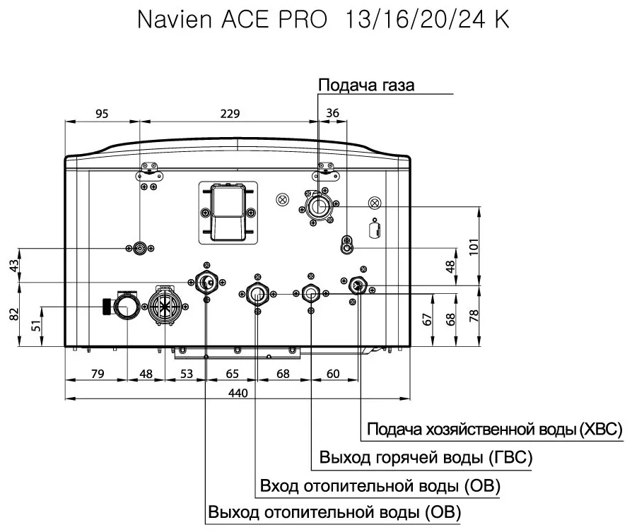 Газовый котел Navien ACE PRO 20k + подарок (УТ-00011260)
