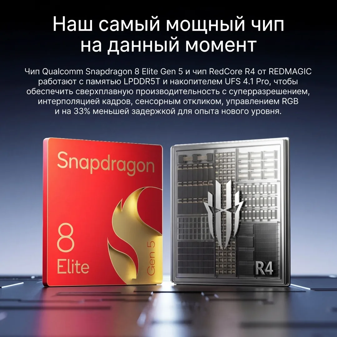 Смартфон Redmagic 11 Pro NX809J 24GB/1TB Черный (Nightfreeze)