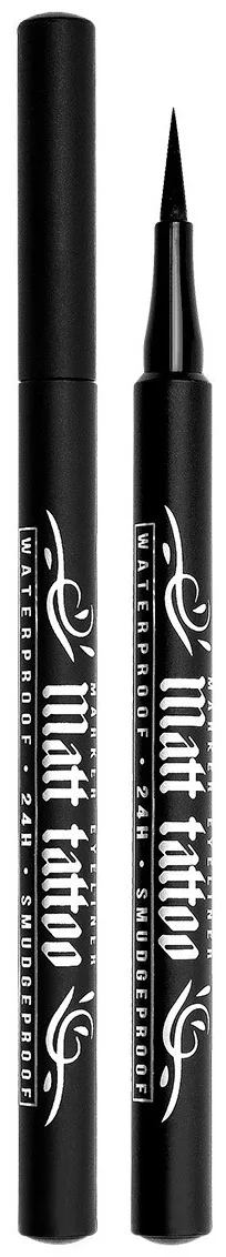 Подводка-фломастер для глаз LUXVISAGE MATT TATTOO