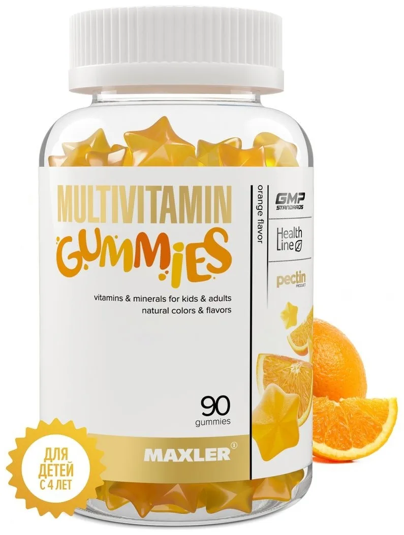 Витамин Maxler Multivitamin gummies Orange 90шт (2313)