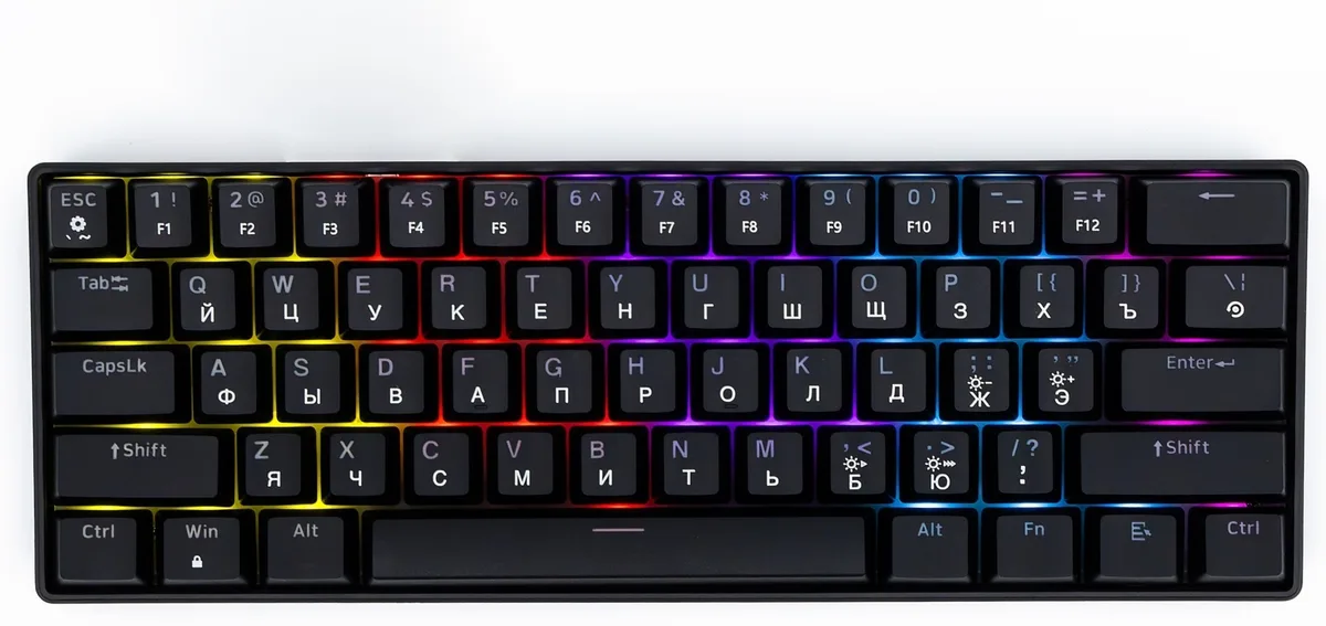 Клавиатура Xtreon XT60 Черный, Уценка — фото нового товара 2