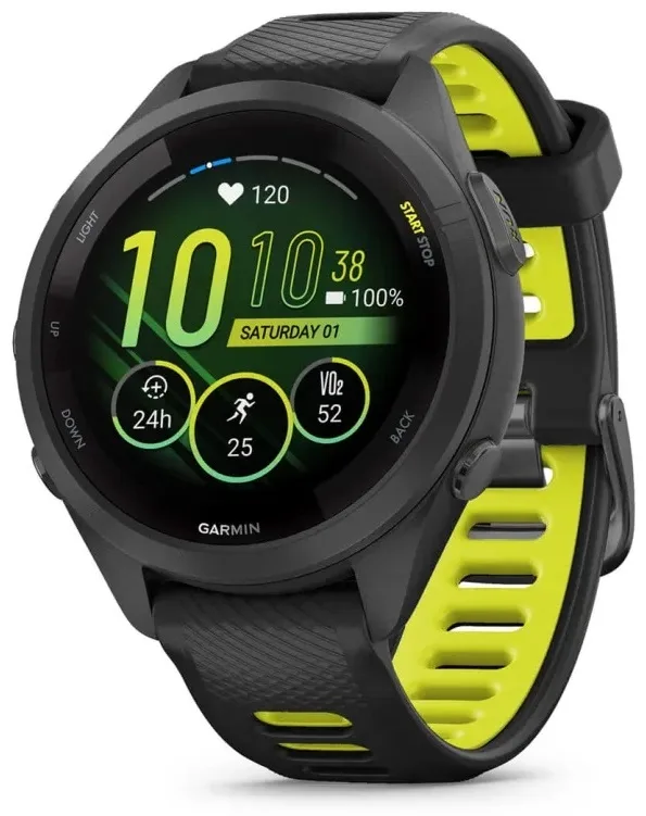 Смарт-часы Garmin Forerunner 265s черный-желтый (02810-13)