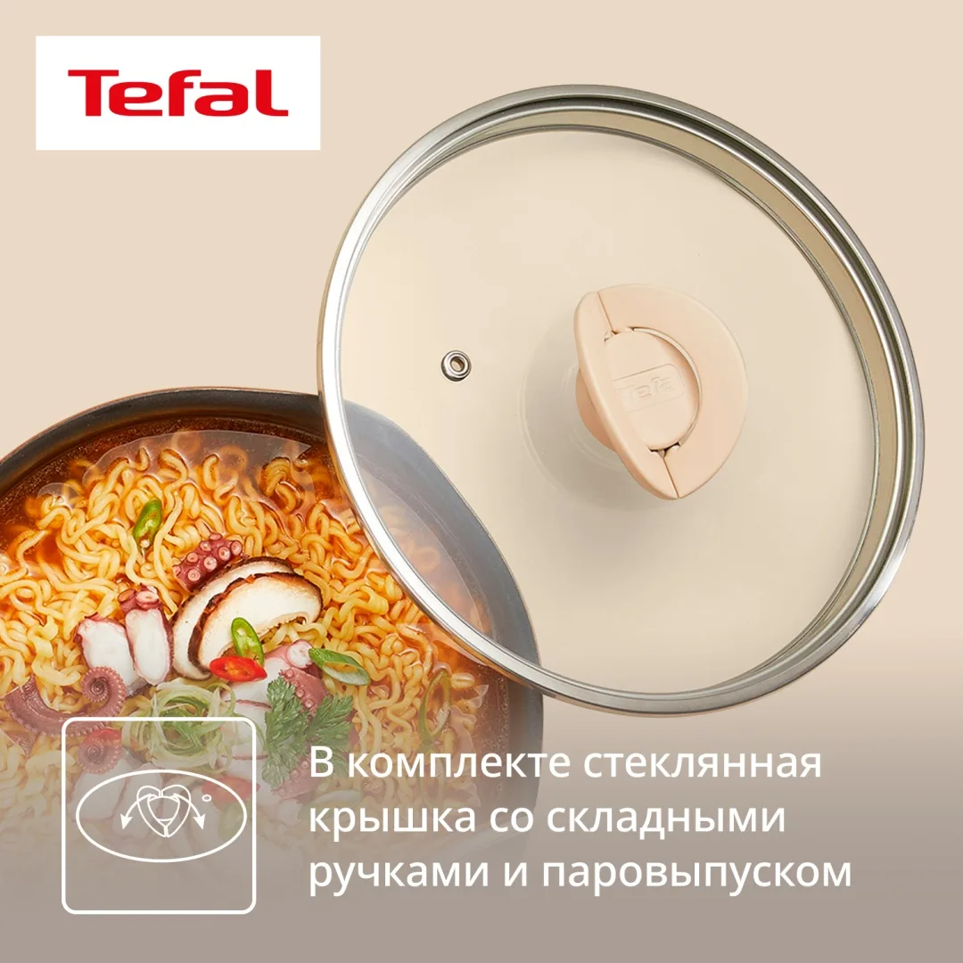 Мультисковорода 24 см с кр. TEFAL G1668704 черная