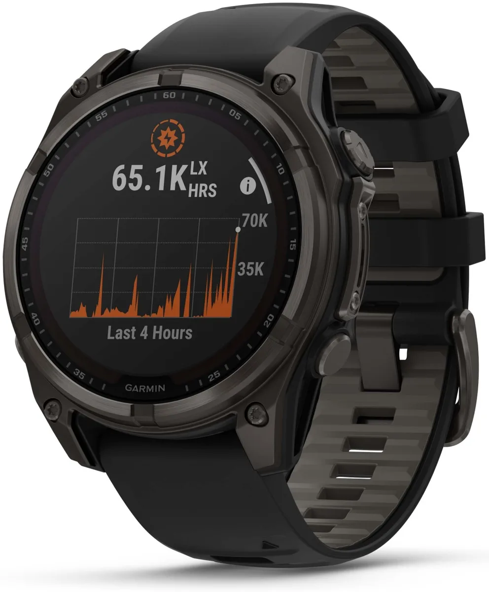 Смарт-часы Garmin Fenix 8 Solar 47 мм черный (02906-11)