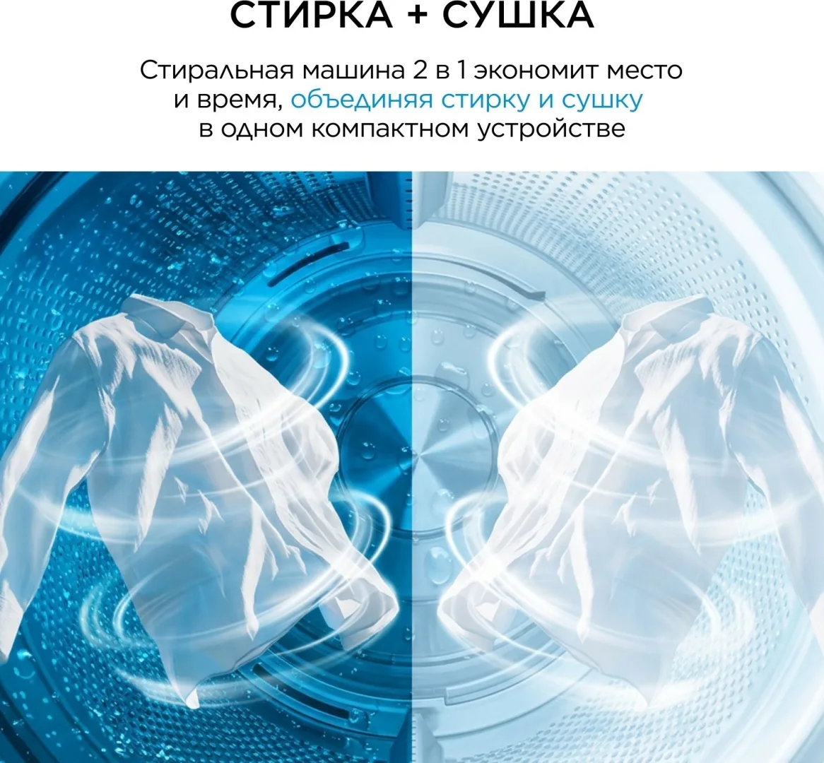 Стиральная машина Midea MF200D80WBS/W-RU белый, Уценка — фото нового товара 2