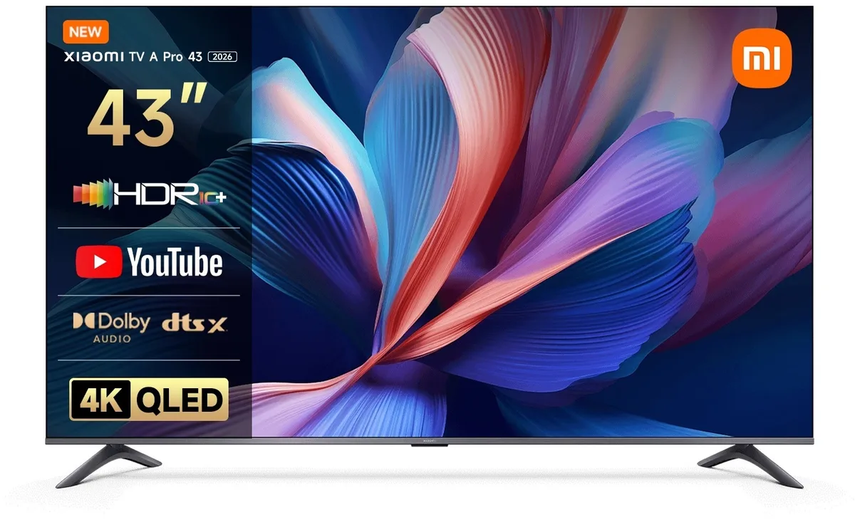 Телевизор Xiaomi A Pro 43 2026 L43MB-APRU 109 см Черный