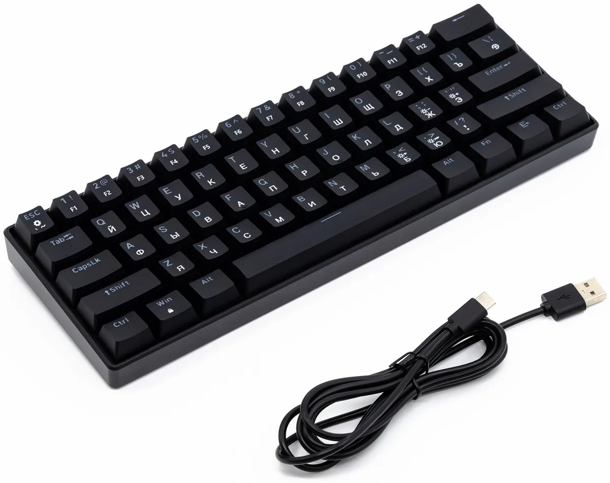 Клавиатура Xtreon XT60 Черный, Уценка — фото нового товара 16