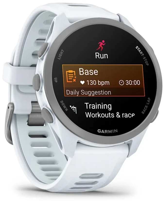 Смарт-часы Garmin Forerunner 170 Music 42 мм белый (03920-11)