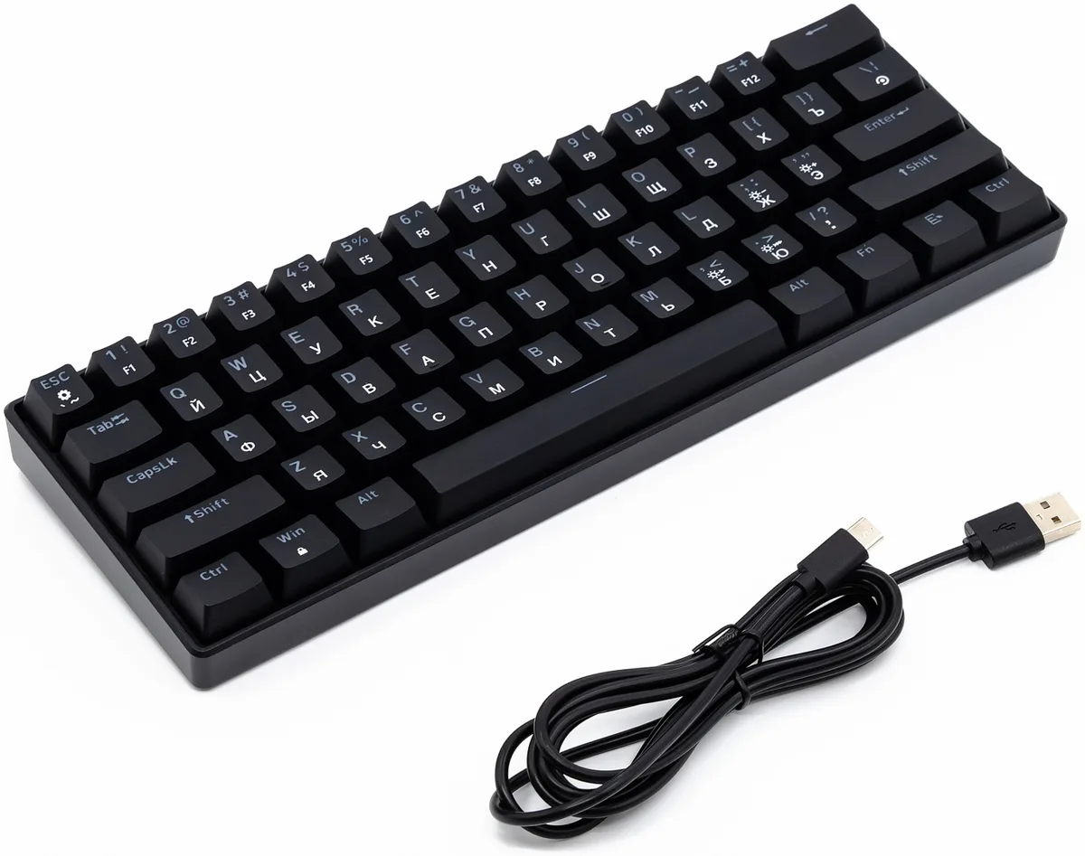 Клавиатура Xtreon XT60 Черный + в подарок (УТ-00007845,УТ-00007573)