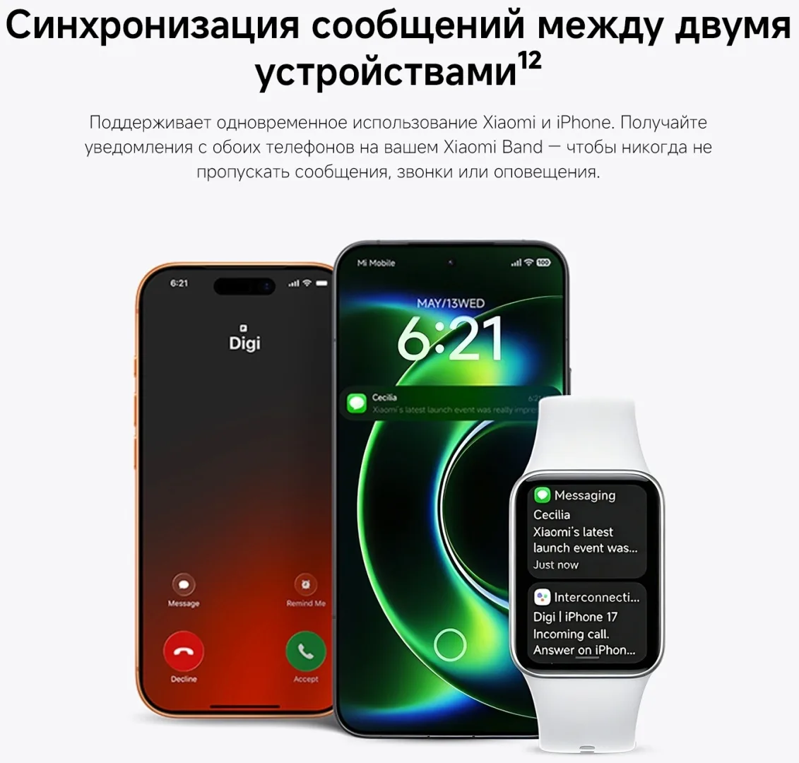 Фитнес-браслет Xiaomi Smart Band 10 Pro Midnight Black