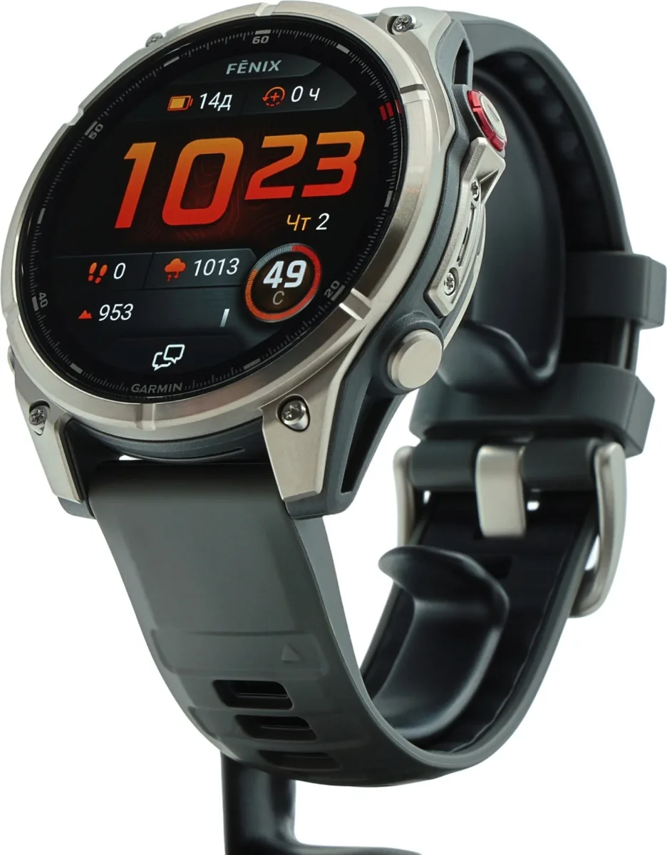 Смарт-часы Garmin Fenix 8 Pro 51 мм серебристый-серый (03199-11)