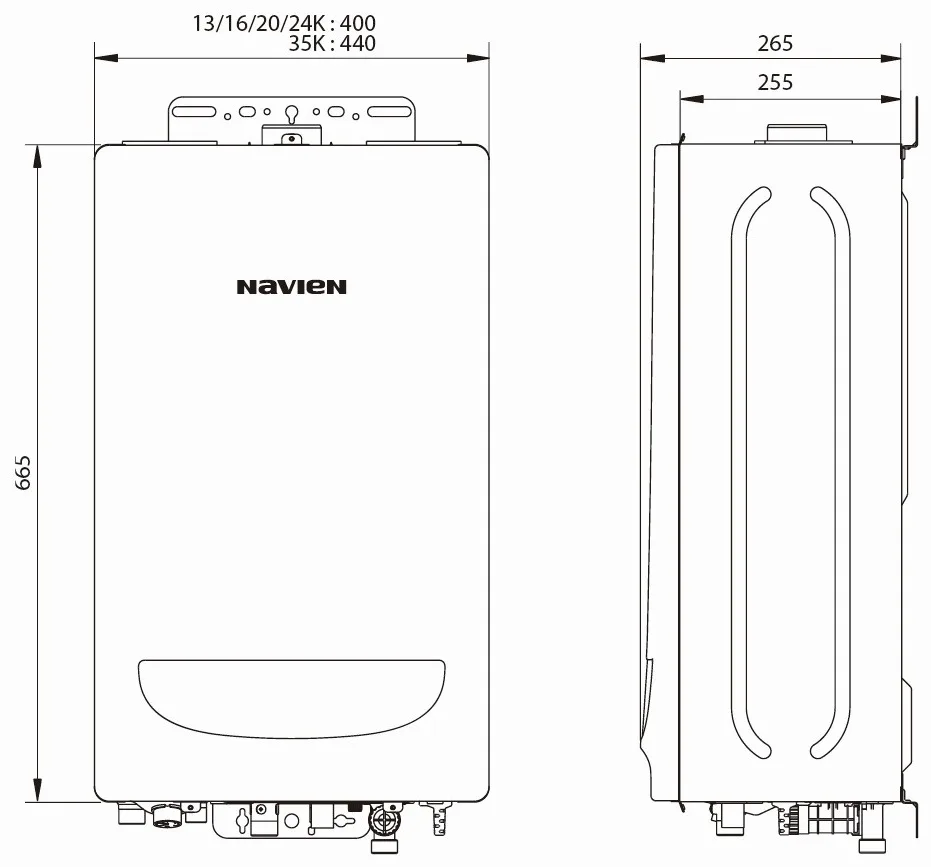 Газовый котел Navien Deluxe С40 + подарок (УТ-00011260)
