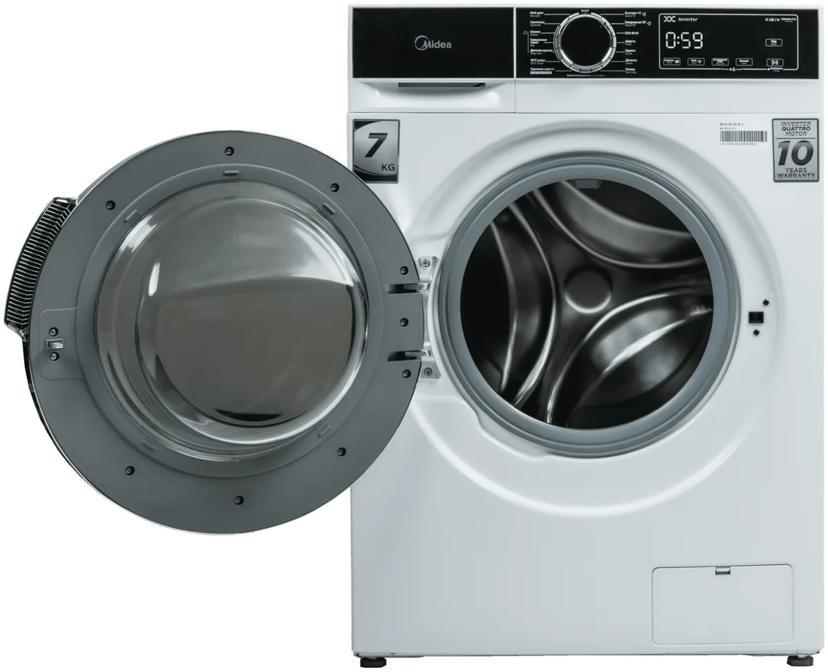 Стиральная машина Midea MFA01W70B/W-C белый, черный, Уценка — фото нового товара 6