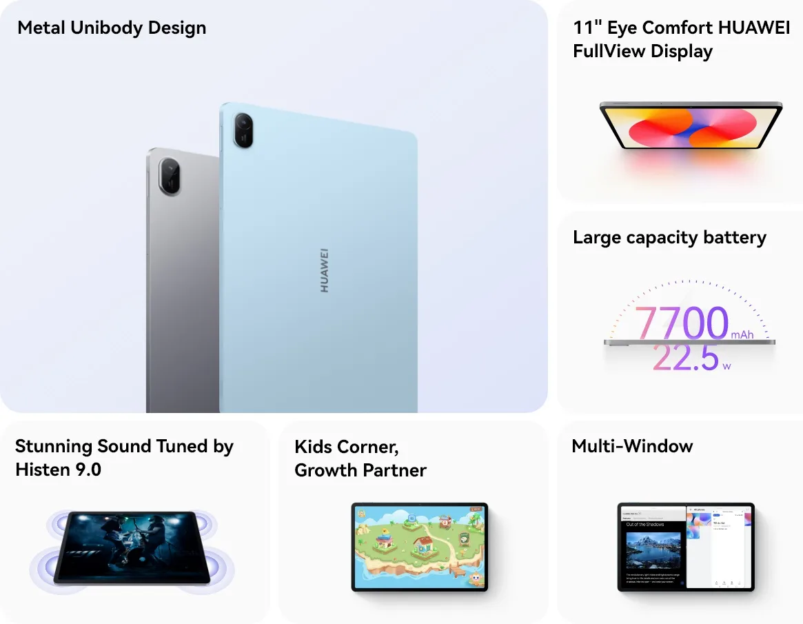 Планшет Huawei MatePad SE AGS6-W19 8/128GB Nebula Gray