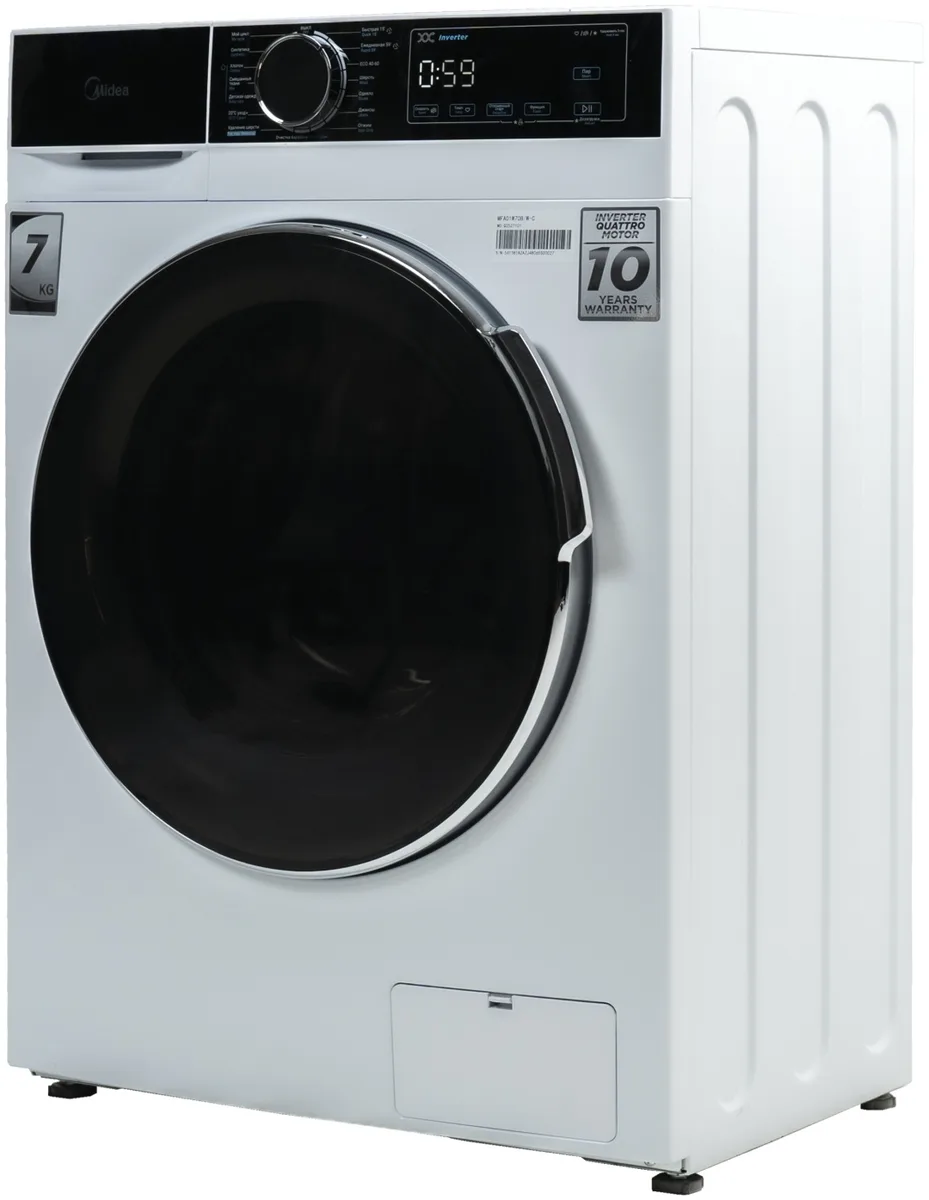Стиральная машина Midea MFA01W70B/W-C белый, черный, Уценка — фото нового товара 7