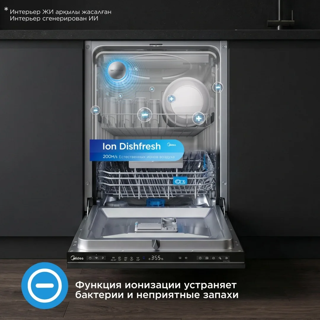 Посудомоечная машина Midea MID45S340i-C серый