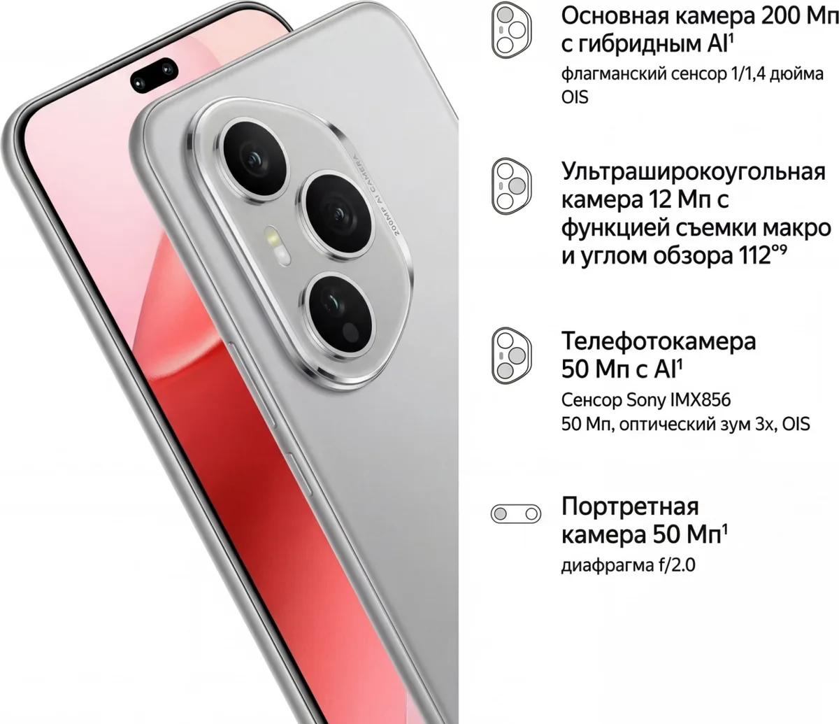 Смартфон Honor 400 Pro 12/512GB Серый