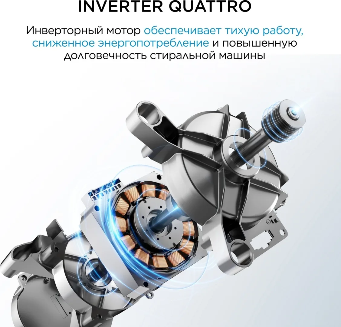 Стиральная машина Midea MF200D80WBS/W-RU белый, Уценка — фото нового товара 5