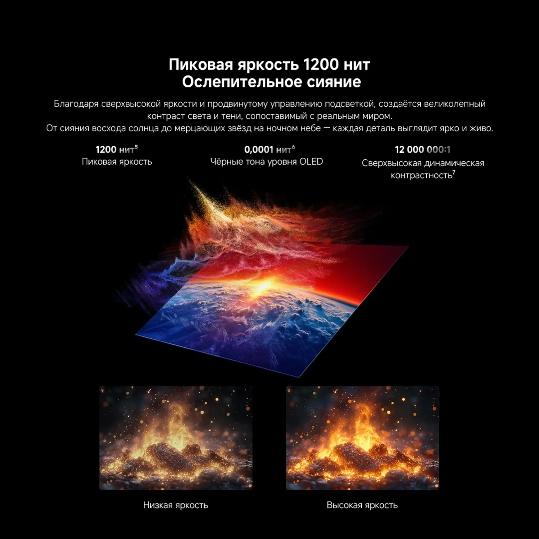 Телевизор Xiaomi TV S Mini LED 65 2026 L65MC-SRU 165 см Черный