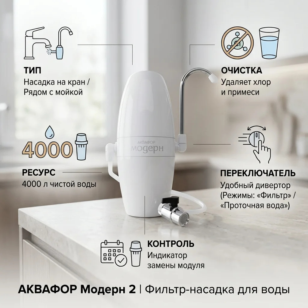 Модуль сменный фильтрующий Аквафор модель Модерн (исп 2)