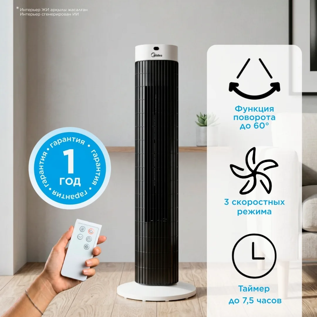 Вентилятор Midea FS4551 Белый