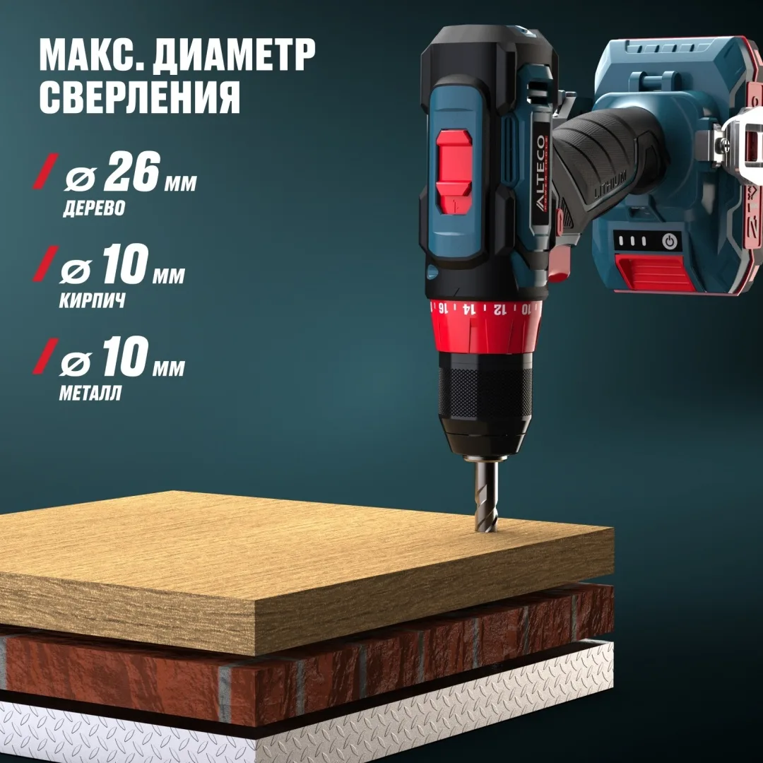 Дрель-шуруповерт ALTECO CD 21-35