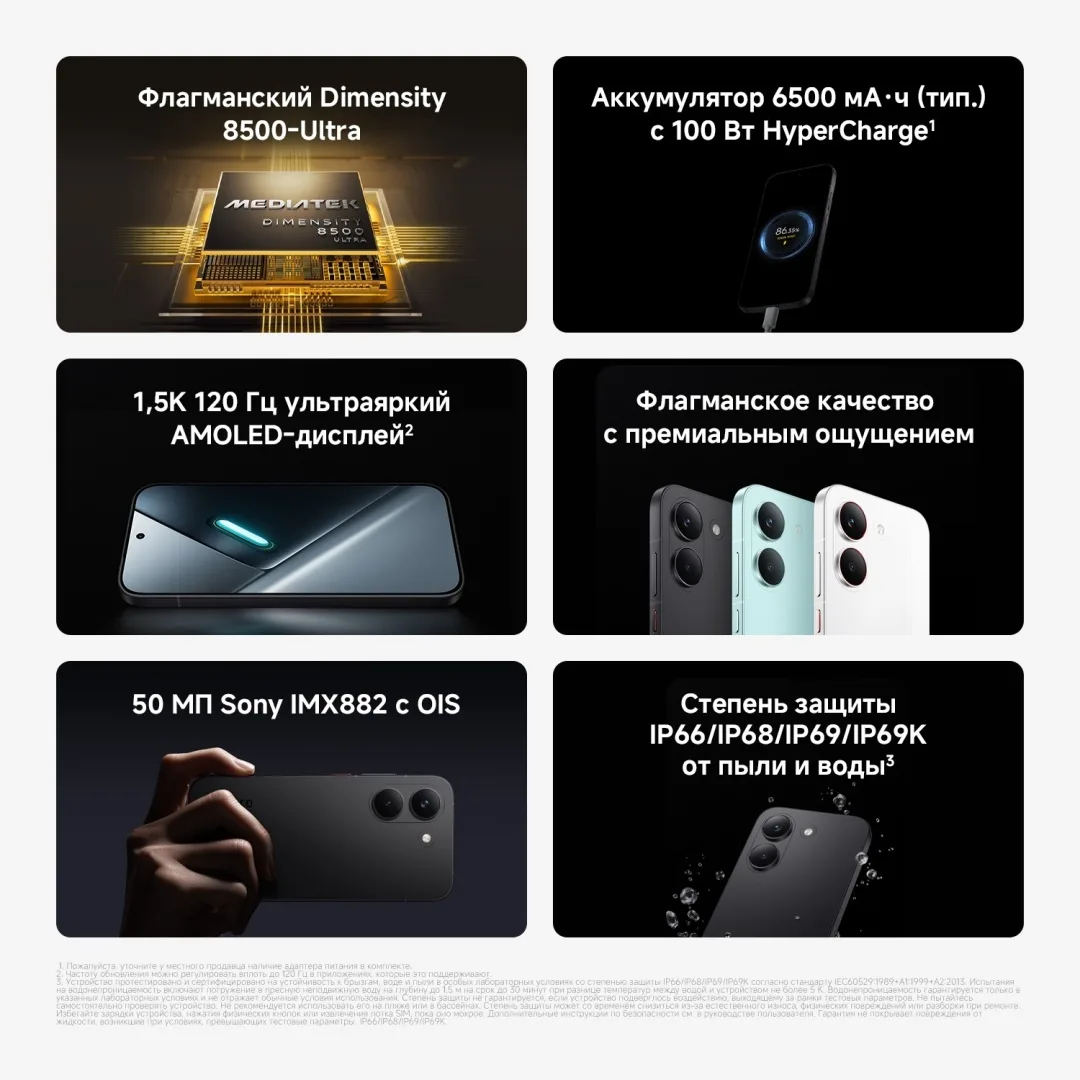 Смартфон Poco X8 Pro 8/256GB White