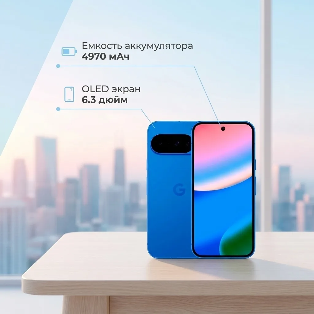 Смартфон Google Pixel 10 12/256GB Синий, Уценка — фото нового товара 8