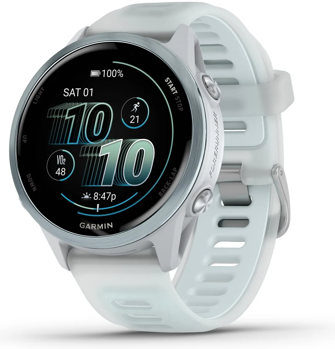 Смарт-часы Garmin Forerunner 570 42 мм белый (02970-01)