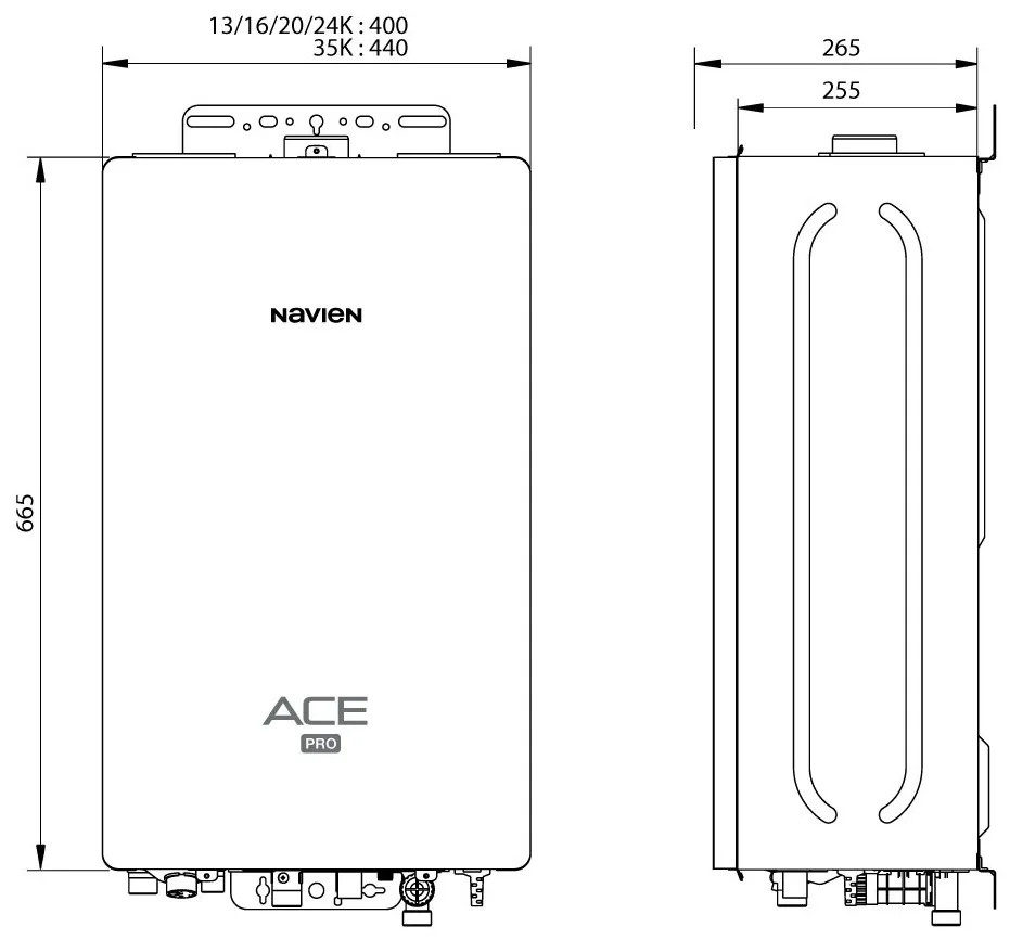Газовый котел Navien ACE PRO 40k + подарок (УТ-00011260)