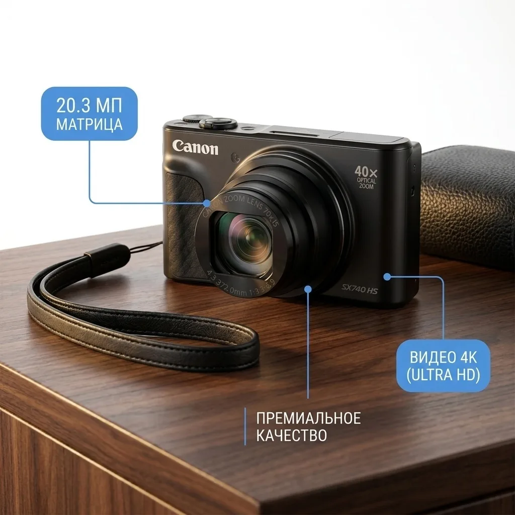Фотокамера Canon PowerShot SX740 HS LITE EDITION BK SEE
