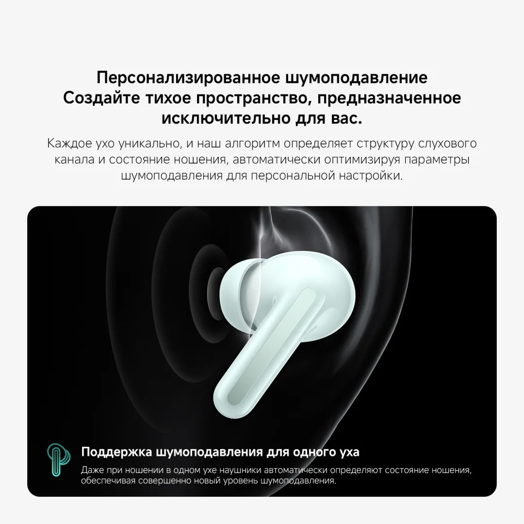 Наушники Redmi Buds 6 Coral Green