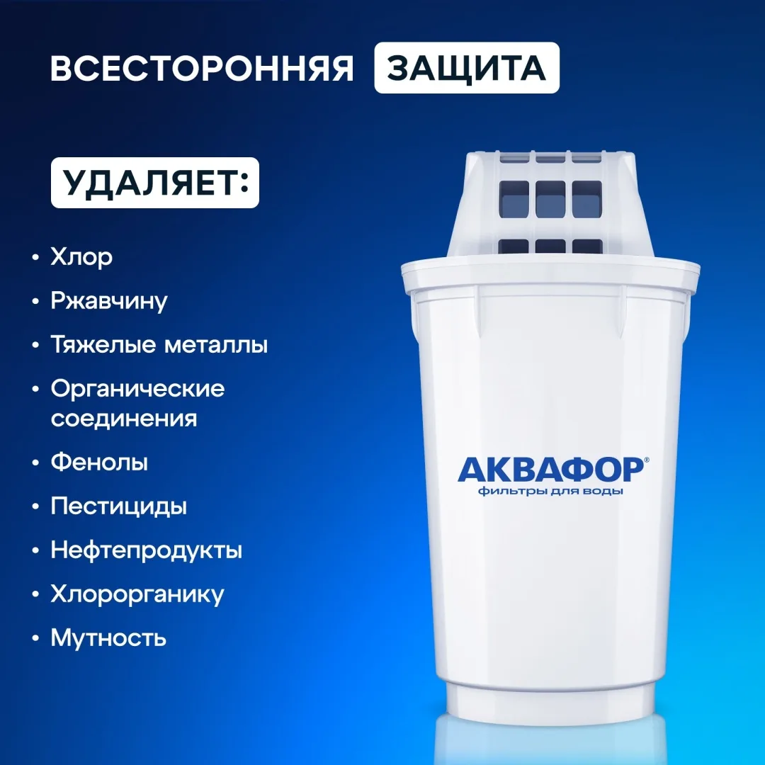 Водоочиститель Кувшин Аквафор Престиж А5 синий кобальт